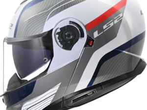 Capacete LS2 FF908 STROBE II MONZA - branco/azul/vermelho