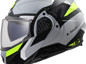 Capacete LS2 FF910 ADVANT II TRIPLE - Cinza mate/Amarelo