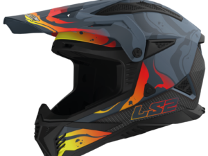 Capacete LS2 MX708 FAST II WASH - Cinza escuro/Preto