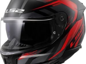 Capacete LS2 FF808 STREAM II FURY - Preto/Vermelho