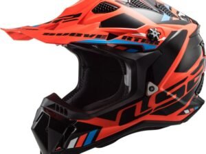 Capacete LS2 MX700 SUBVERTER STOMP - Laranja/Preto